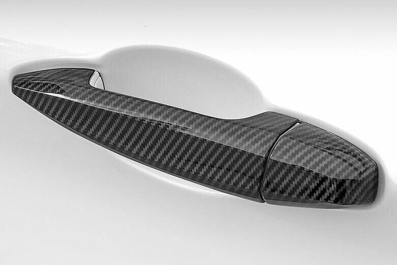 for BMW X1 2016-2022 ABS Carbon Fiber Exterior Outside Door Handle Cover Trim 8P