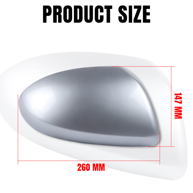 Right Rearview Mirror Cover Cap Sliver For 2009 2010 2011 2012 2013 for Mazda 2 3