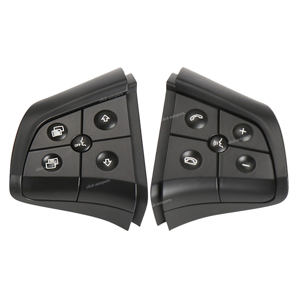 2X Steering Wheel Control Switch 5 Button Black for Mercedes-Benz W164 W251 W245