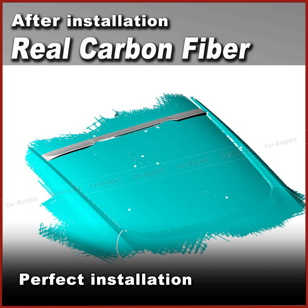 for Ford for Mustang Dark Horse 2024UP Real Carbon Fiber Rear Roof Spoiler Top Wing