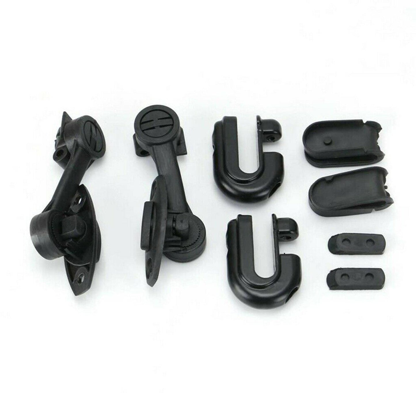 Motorcycle Windshield Clip On Extension Spoiler Adjustable Wind Deflector Clear