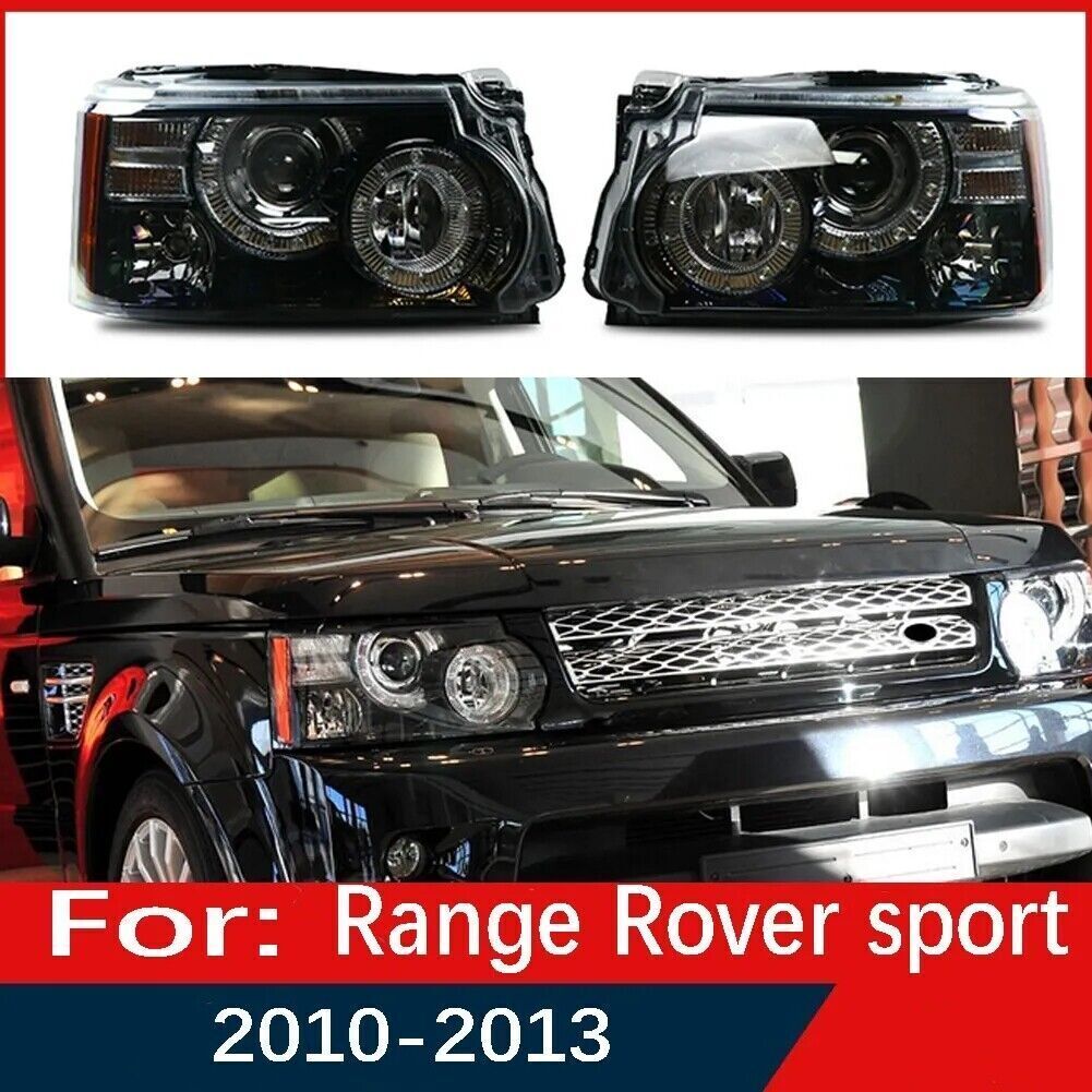 Pair Front Headlight Assembly for Land Rover for Range Rover Sport L320 2010-2013
