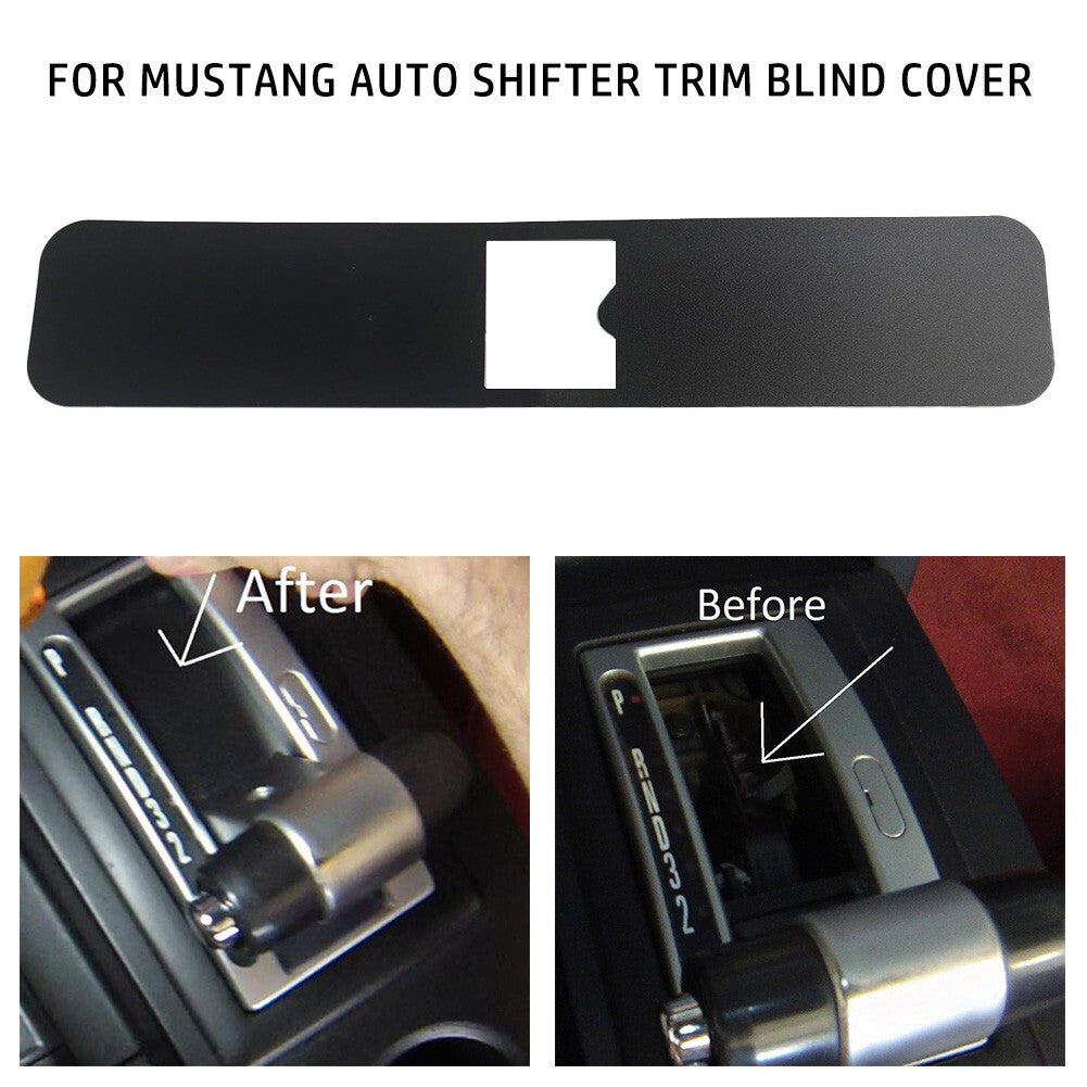 1 PIECE Black 05 THRU 09 for FORD for MUSTANG AUTO SHIFTER TRIM BLIND COVER New