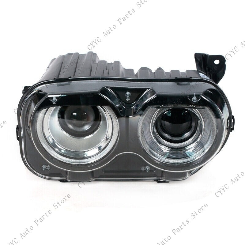Pair for Dodge for Challenger 2015-2021 Front Headlight Dual Beams HeadLamp Assembly