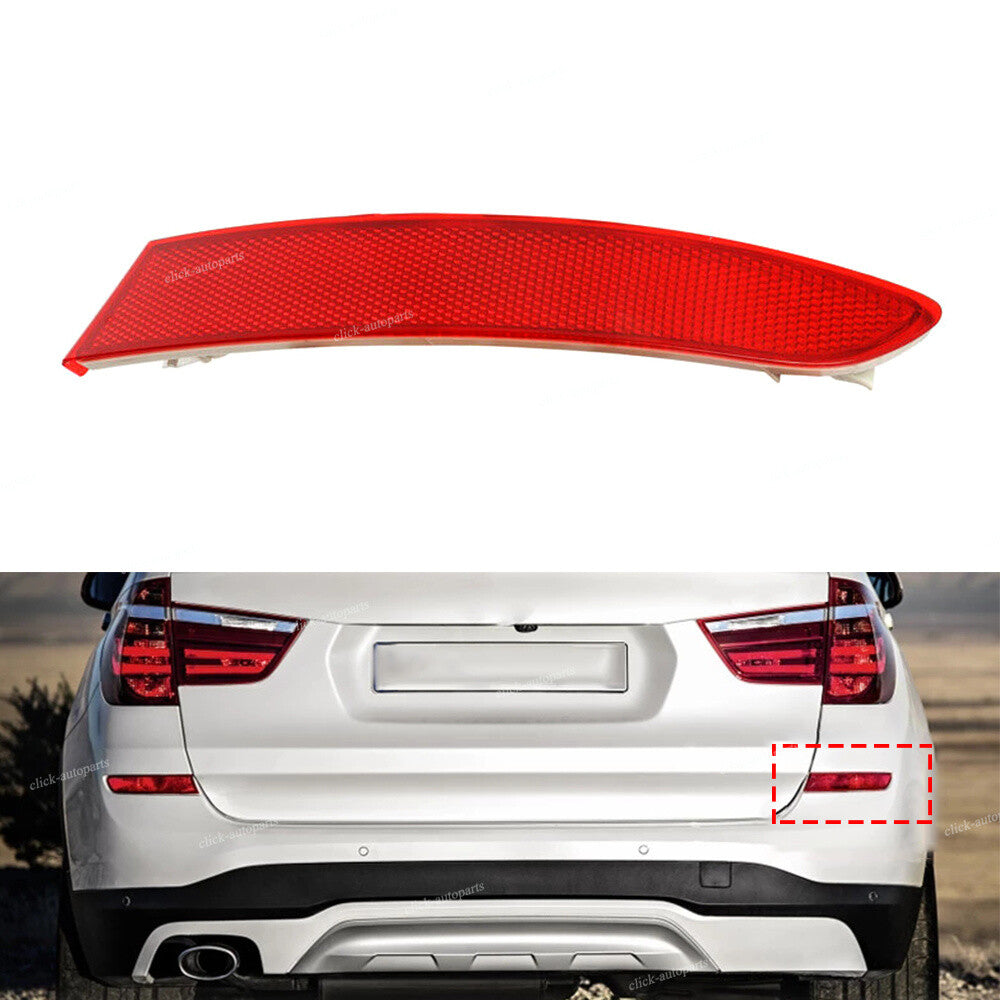 Rear RH Bumper Reflector Strip Light Cover Trim for BMW F25 X3 Series 2014-2017