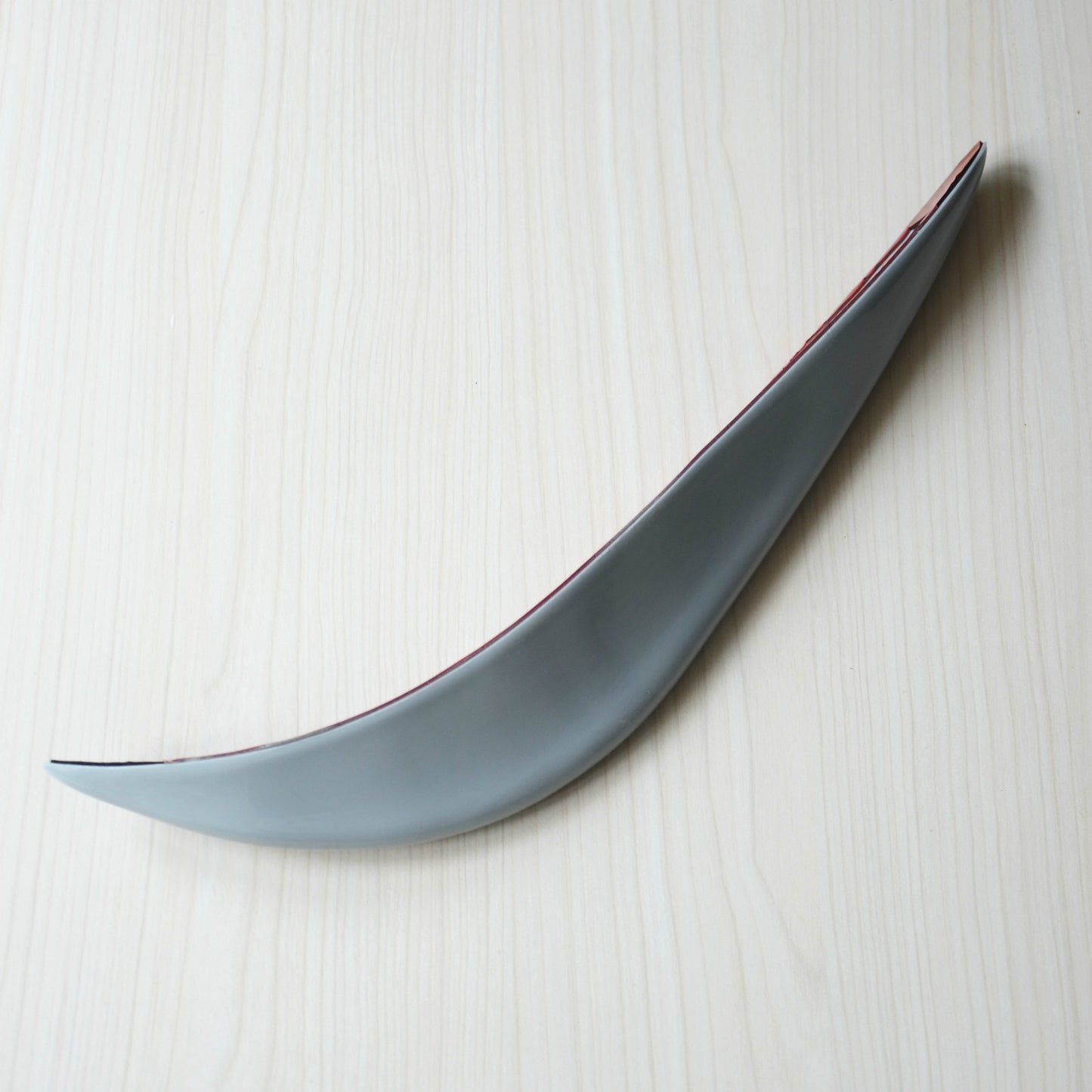 2x Car Front Back Bumper Anti-rub Cover Sticker Protector Guard Grey Streamline