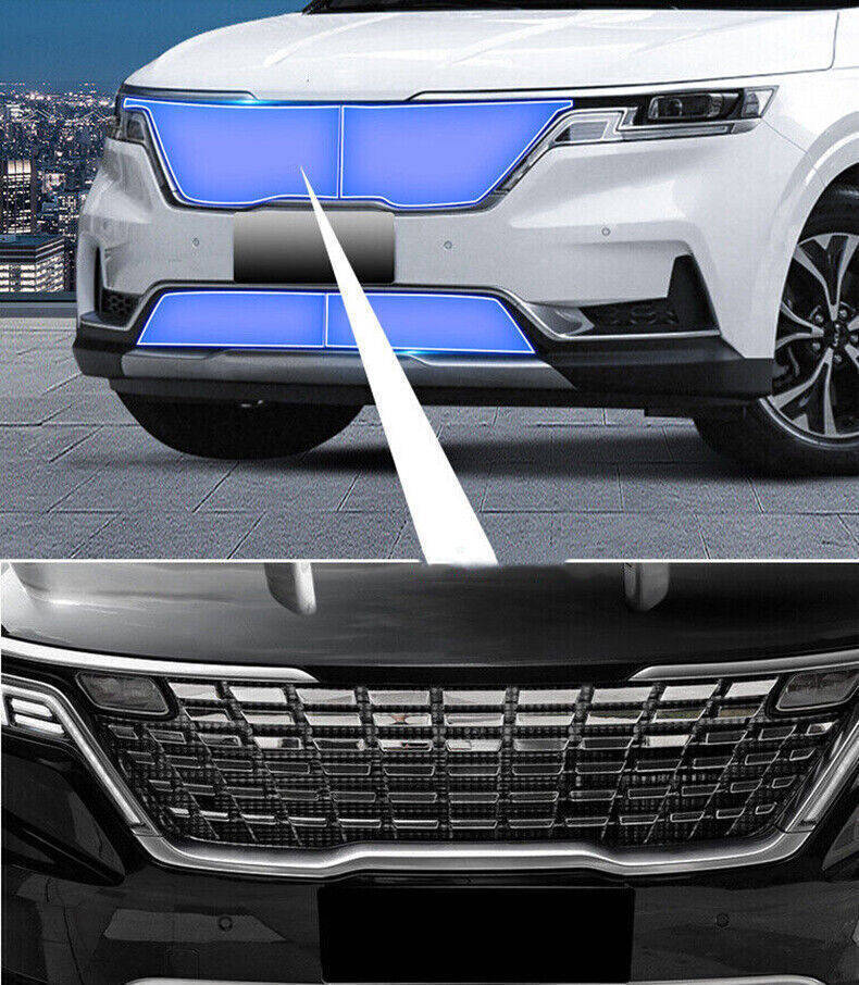 for Kia Carnival 2022-24 Black Front Grille Net Protection Anti-insect Proof 4X