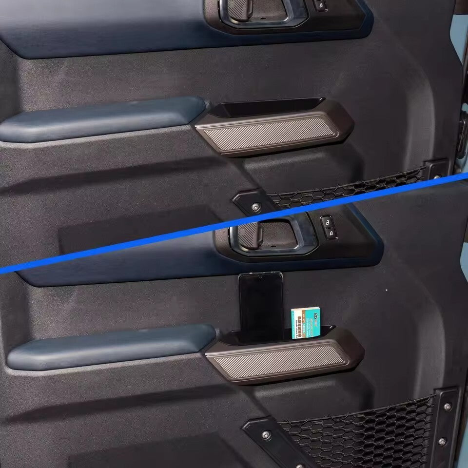 for Ford Bronco 2021-2024 2 Door Front Door Handle Storage Box