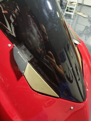 Fit for DUCATI PANIGALE V2 V4 V4S FRONT LED TURN SIGNAL MIRROR BLOCK OFF PLATES