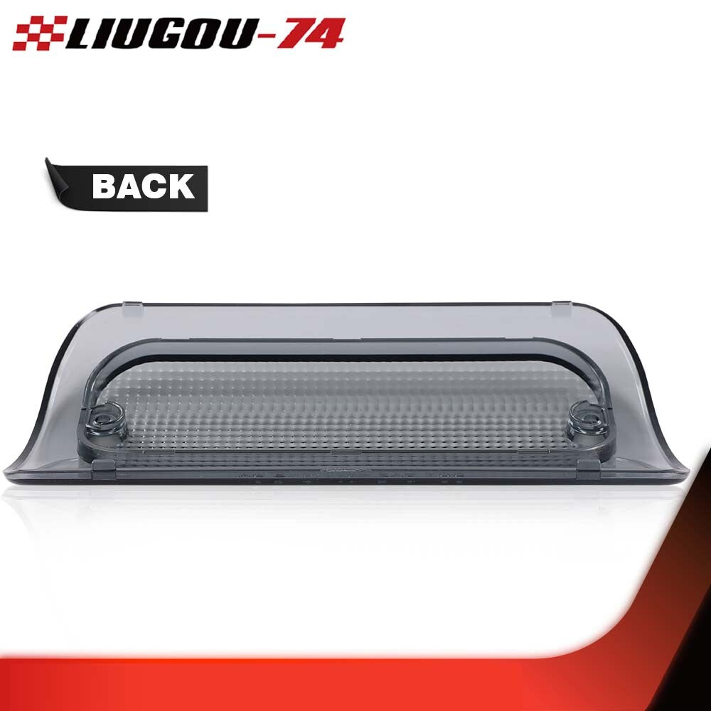new Smoked protective cover for 1994-2004 for Chevrolet S-10 Jim Sisonoma third brake light lens.