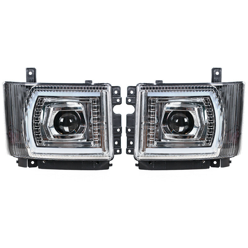for Isuzu 700p Truck Heavy Duty LED Headlights, Fog Lights, Turn Signals