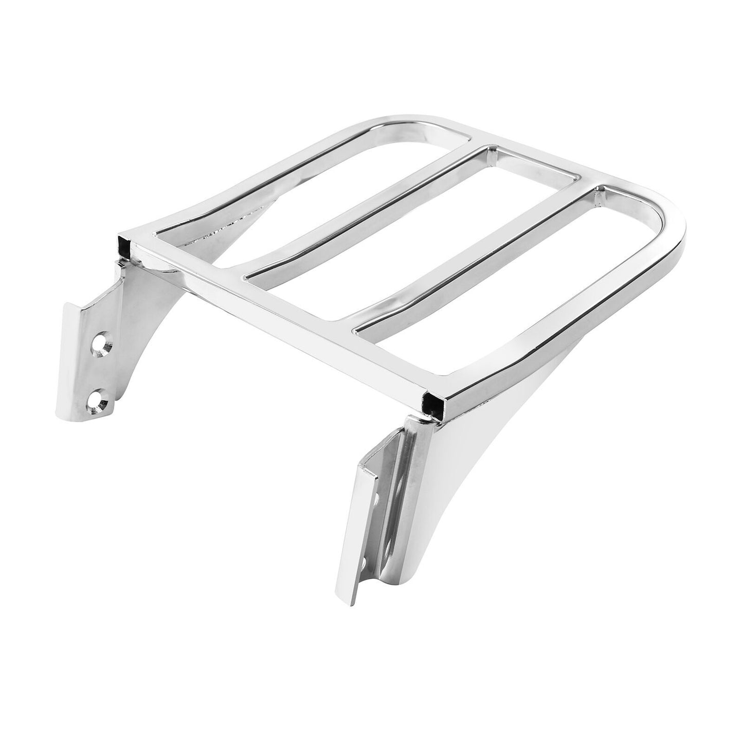 Chrome Sissy Bar Backrest Luggage Rack for Harley Softail Sportster 883 1200 XL
