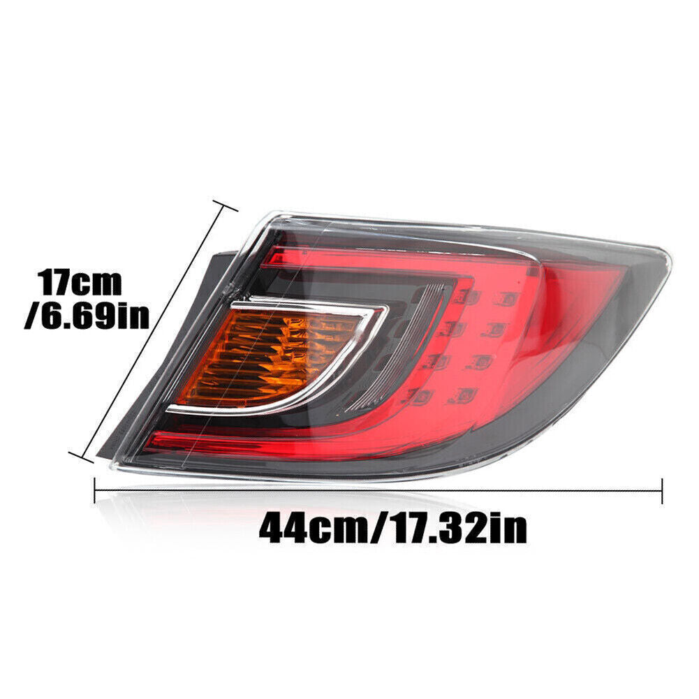 1 LH Outerside LED Rear Taillight and Brake Light for Mazda 6 GH 2008 2009 2010