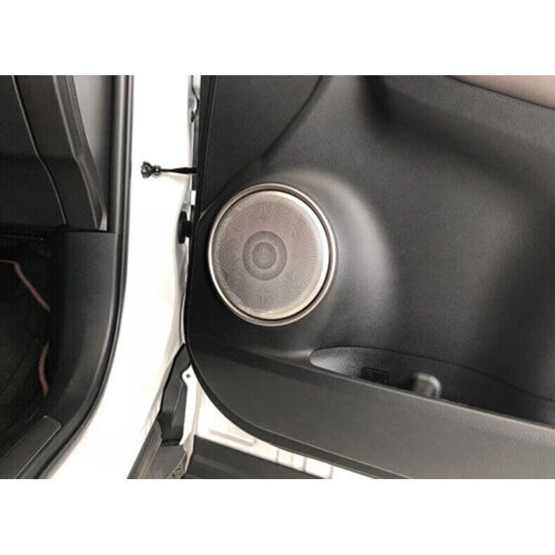 for Lexus NX200t 300h 15-21 Silver Inner Door Speaker Horn Overlay Cover Trim 4X