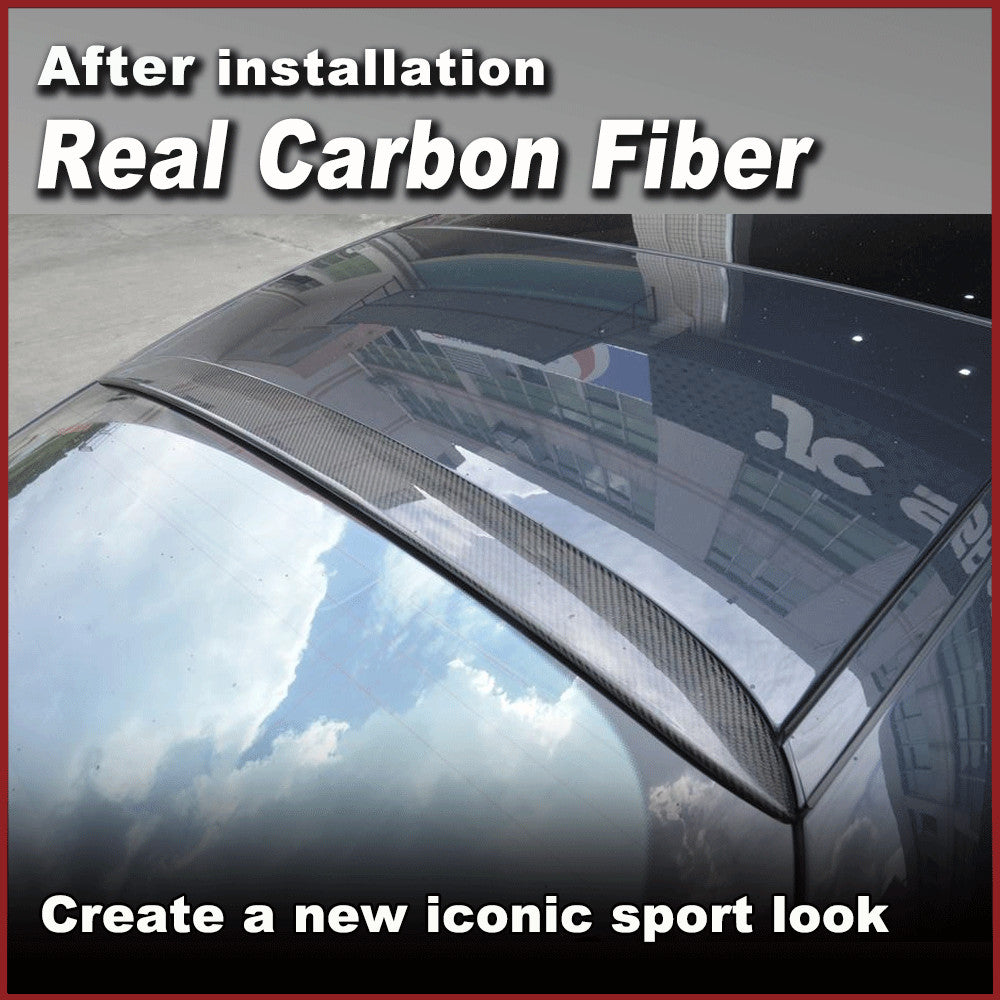 Fit for Benz C217 S63 S65 Coupe 2014-2018 REAL Carbon Rear Roof Top Spoiler