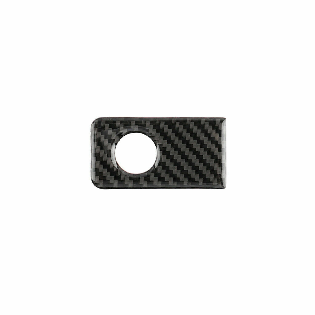 Carbon Fiber Car Storage Box Handle Cover Trim Fit for Infiniti Q50 Q60 2014-19