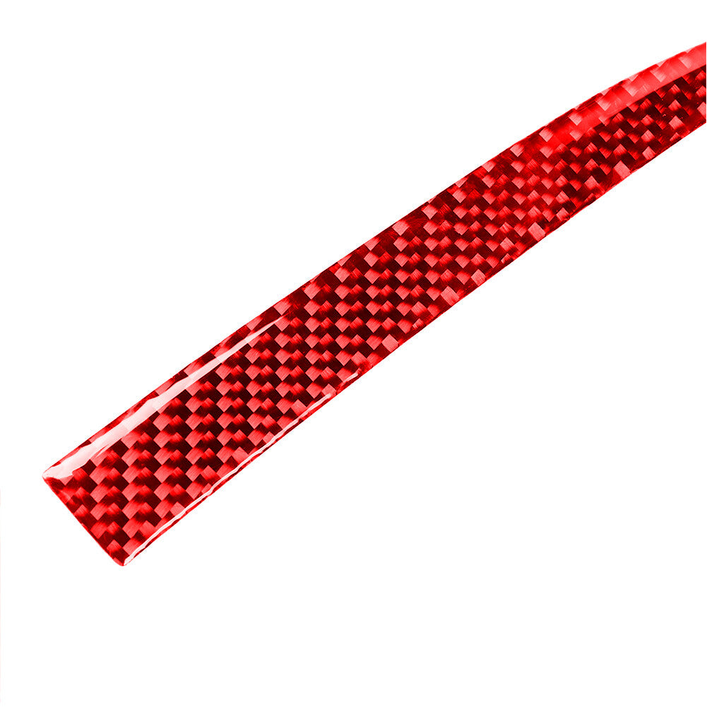 Red Carbon Fiber Interior Gear Shift Frame Cover Trim for Mazda MX-5 Miata 09-15