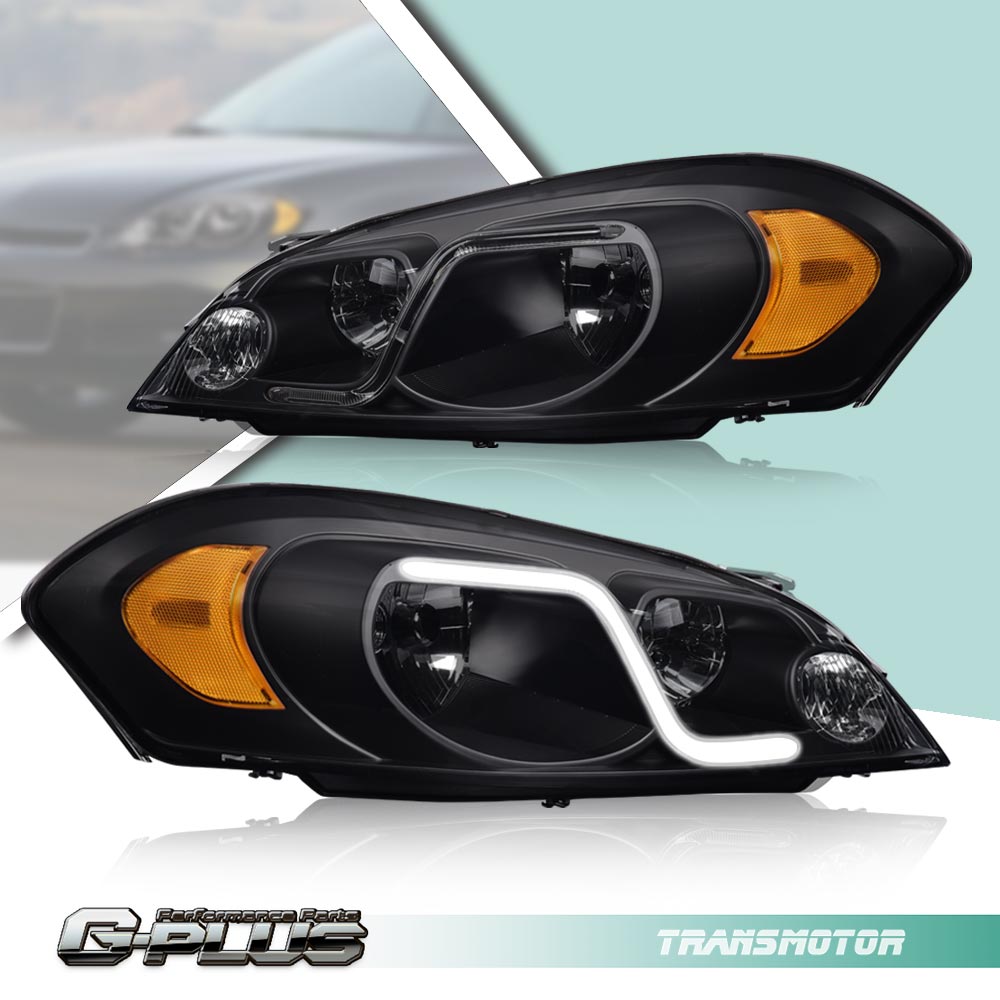 Shizheng 06-16 Black Buddha IMPALA / 06-07 MONTE CARLO LED DRL Light Shine Butter/Gloss Cream