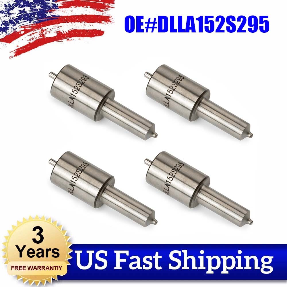 4 new DLLA152S295 fuel injectors for Deutz KHD TD226B engines - replacement parts.