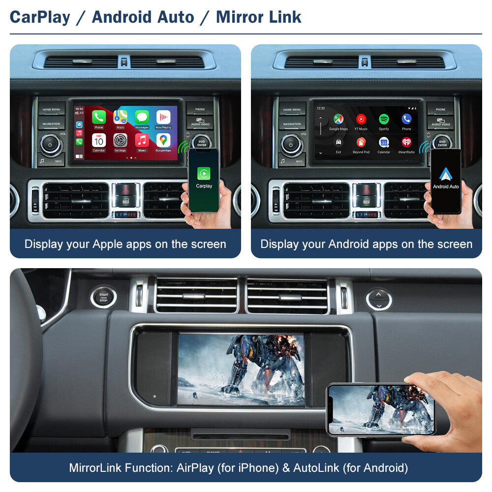 Wireless CarPlay Interface for Land Rover Discovery for Range Rover Sport 2012-2016
