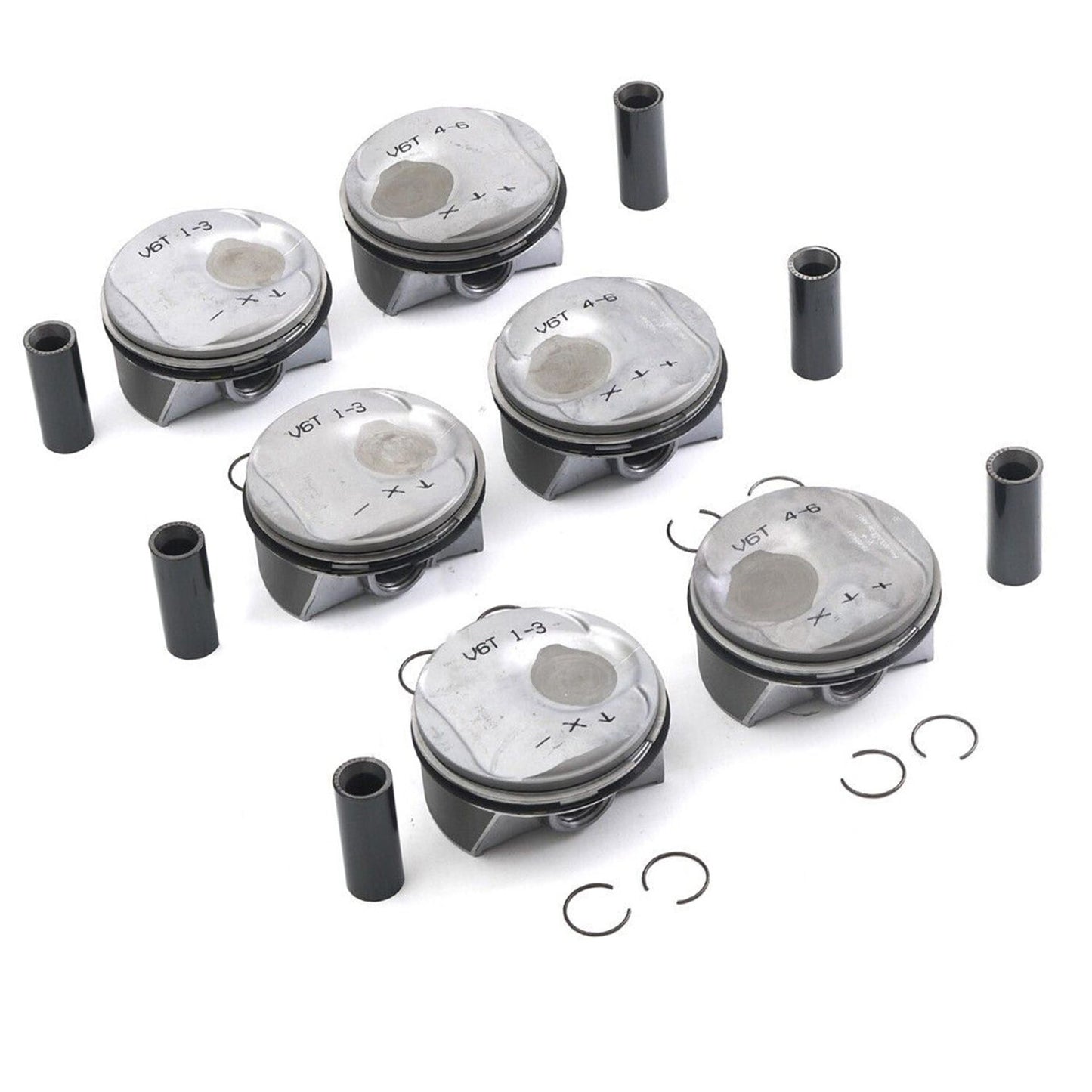 6x Pistons Rings Set STD ¦µ96mm for Porsche Macan for Panamera S 4S 3.0T V6 970 95B