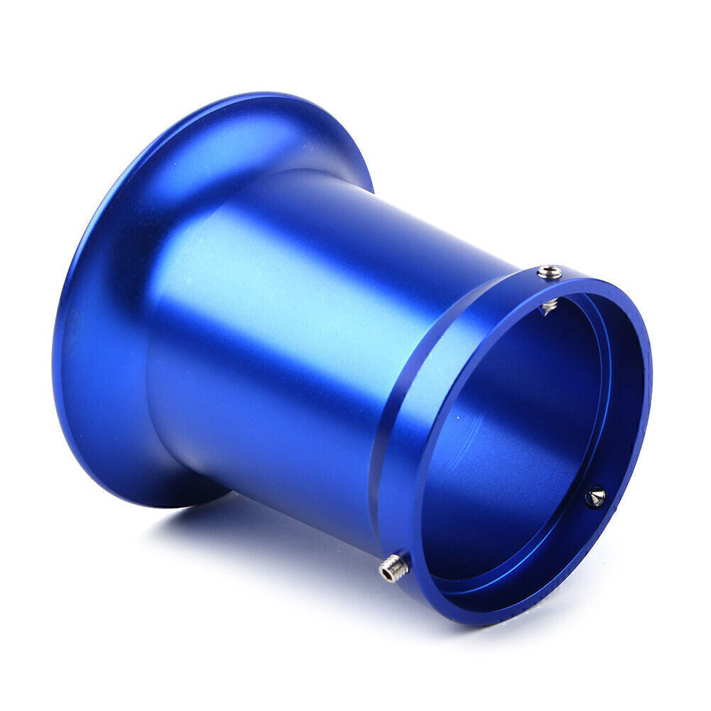 Blue 55mm Carburetor Air Filter Velocity Stacks Wind Horn Cup Fit PWK 32/34mm
