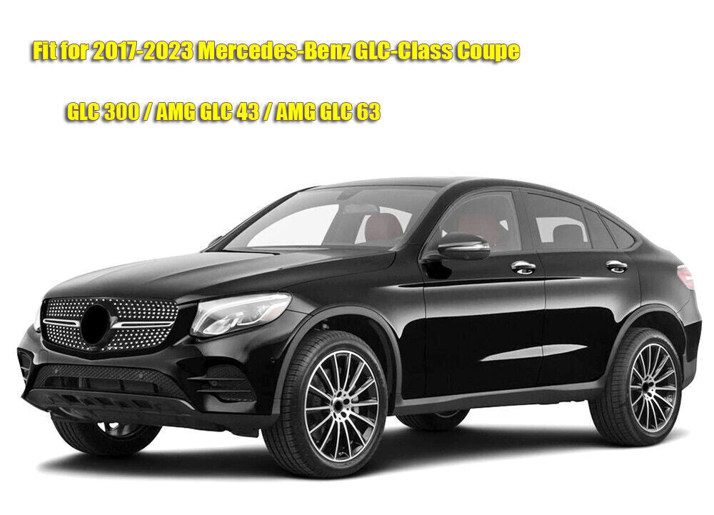 4X Sun/Rain Guard Window Visor Vent Wind Deflector For 17-23 for Mercedes GLC Coupe