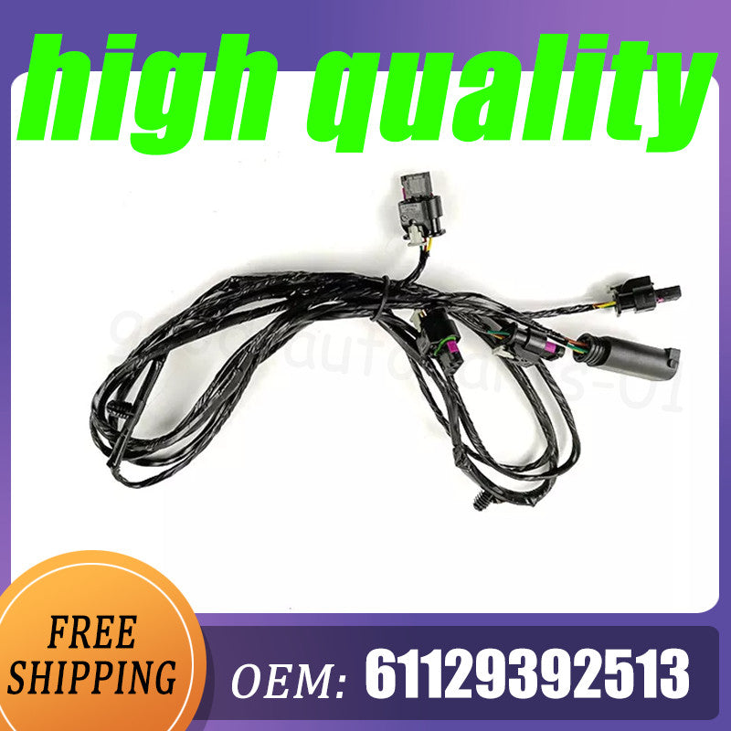 1-piece pack of 61129392513 front bumper parking sensor wiring harness suitable for BMW X1 F48 14-19