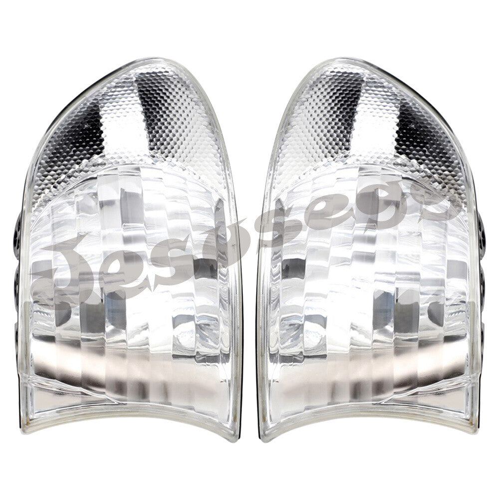 2x Left+Right Side White Corner Lights Parking Lamps Fits 99-01 for BMW 7-Series E38