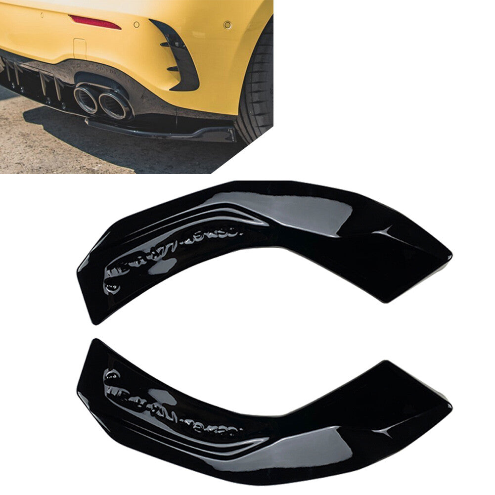 Rear Bumper Both Side Lip Molding Trims for Mercedes-Benz A-Class V177 Hatchback