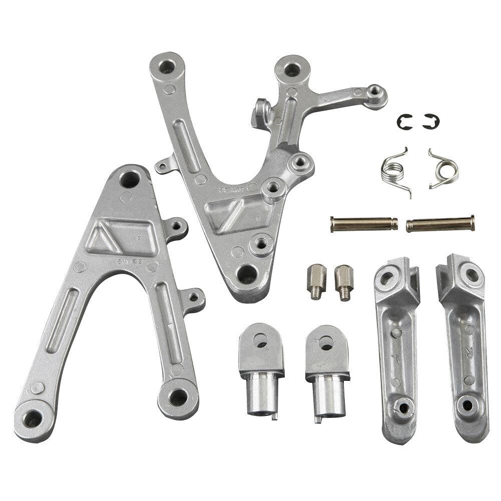 Motor Front Rider Footrest Foot Pegs Brackets Fits for Yamaha YZF R1 2004 2005-2006
