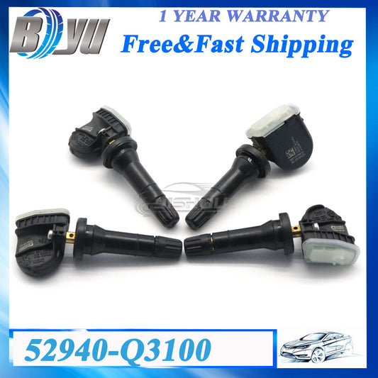 4PCS 52940-Q3100 TPMS 433MHz for Hyundai H1 H100 Van Staria for Kia Sportage NQ5