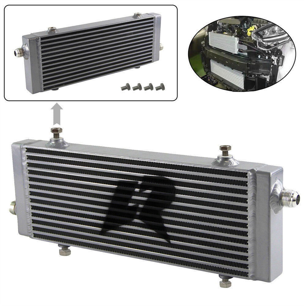 Universal Cross Flow Bar  Plate Oil Cooler Medium Core 14x5.5x1.58