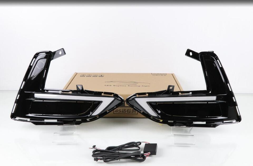 LED DRL Daytime Running Lights Fog Lamps Pair 3Color for Nissan Sentra 2020-2022