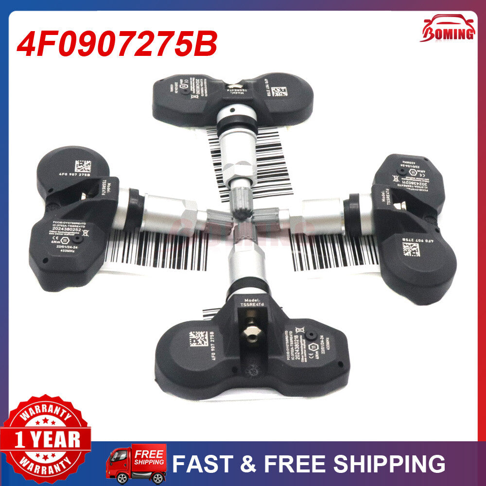 (4) TPMS tire pressure sensor suitable for Audi for A4 , for A6 , for A8 , Q7, R8, for Volkswagen for Cayenne , Cayman 433MHz