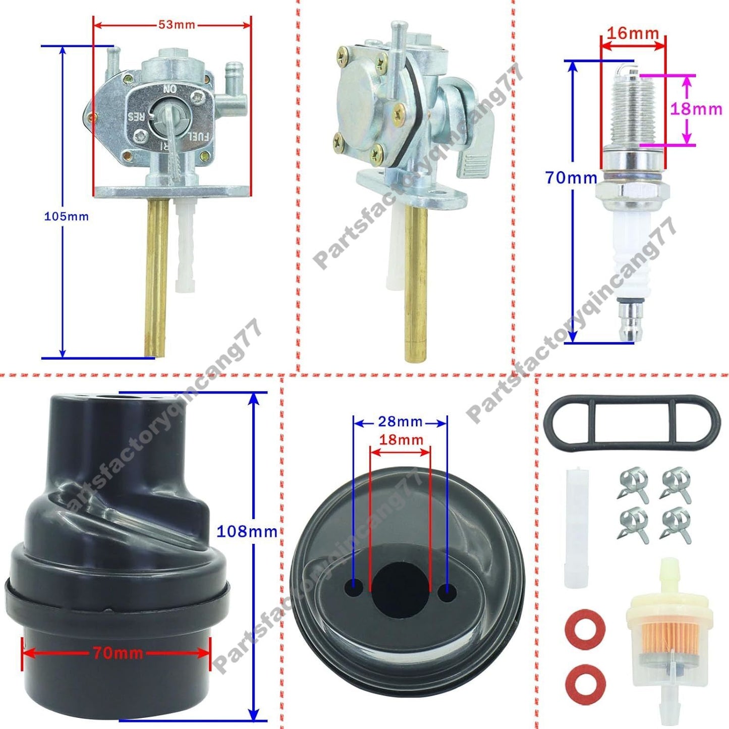 Carburetor 13200-04432 for Suzuki ALT50 83-84 Quadrunner 50 LT50 2x4 1983-1987