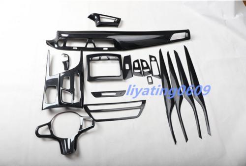 17-Piece Carbon Fiber Style Interior Trim Kit for BMW 5 Series 2018-2023