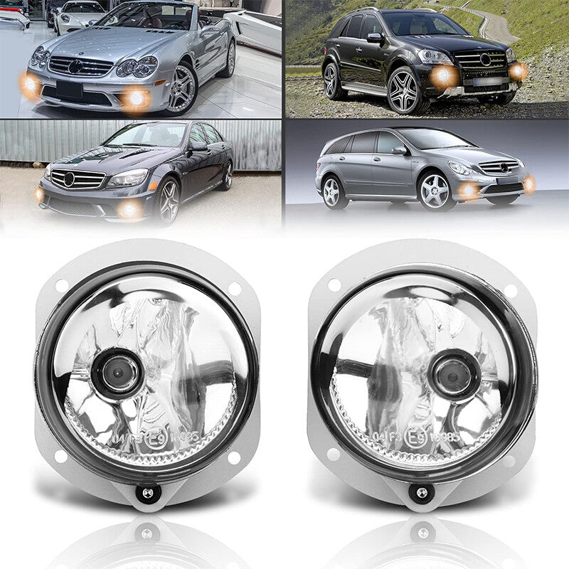 LR front fog lights with bulbs suitable for Mercedes C300 C350 C63 AMG W204 R350 W164