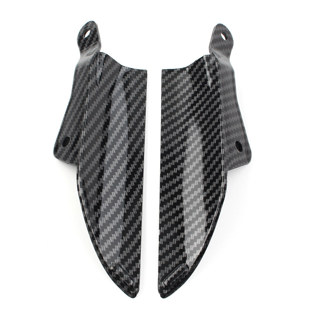 Fit Daytona 675 2006-2012 Front Headlight Side Fairing Cowl Carbon Fiber