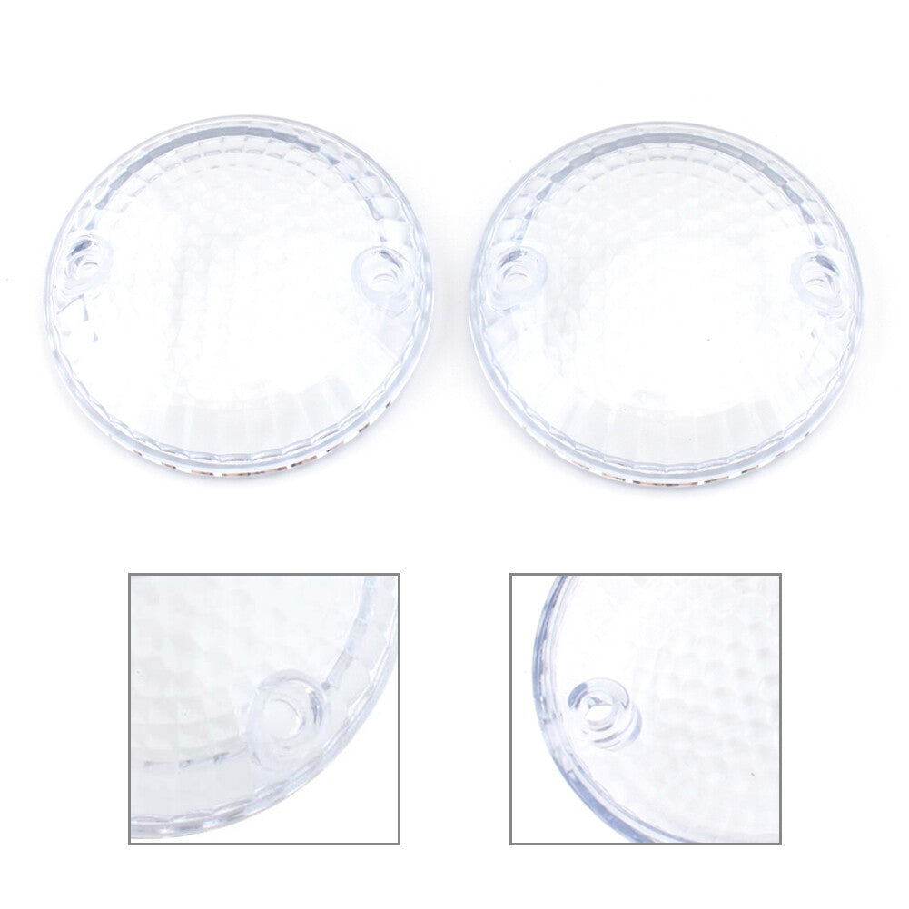 Motorcycle Turn Signal Light Lens Cover for Suzuki Intruder 1400 VX800 Clear
