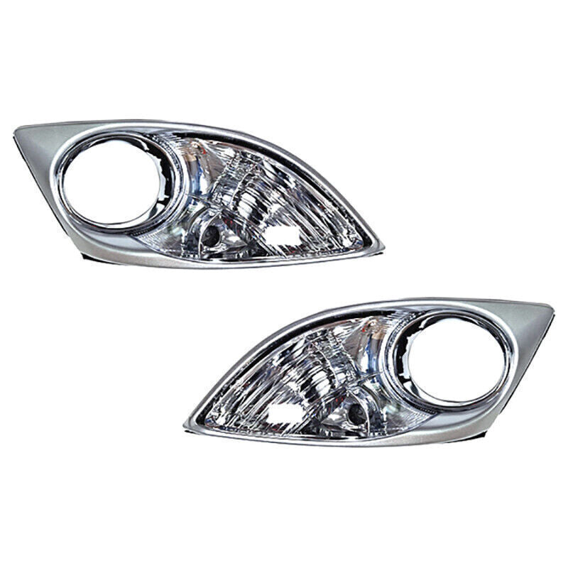 Set Front Fog Light Driving Lamp With Wire Switch Kit for Mazda CX-7 2010-2012
