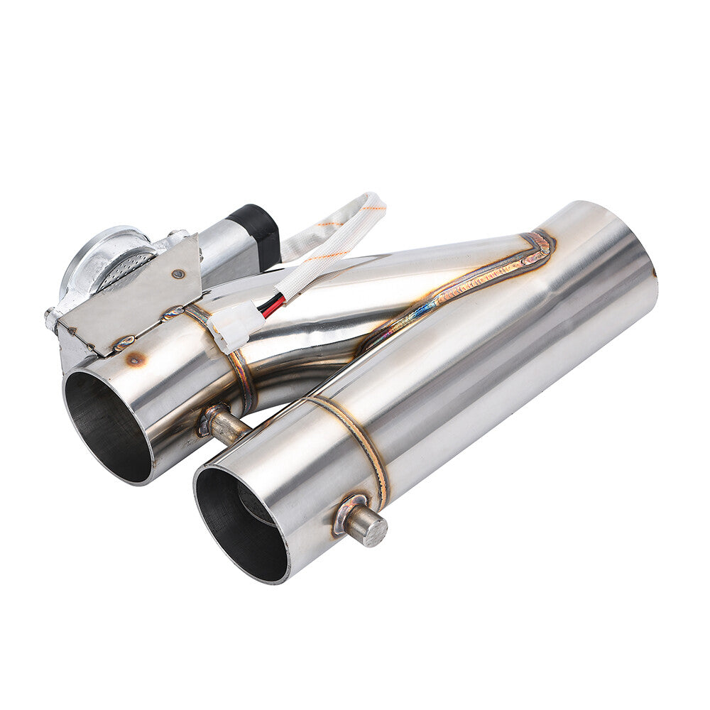 2.5 in Downpipe Double Valve Cutout Valve 2.5 E-Cut Out Double Valve Controller