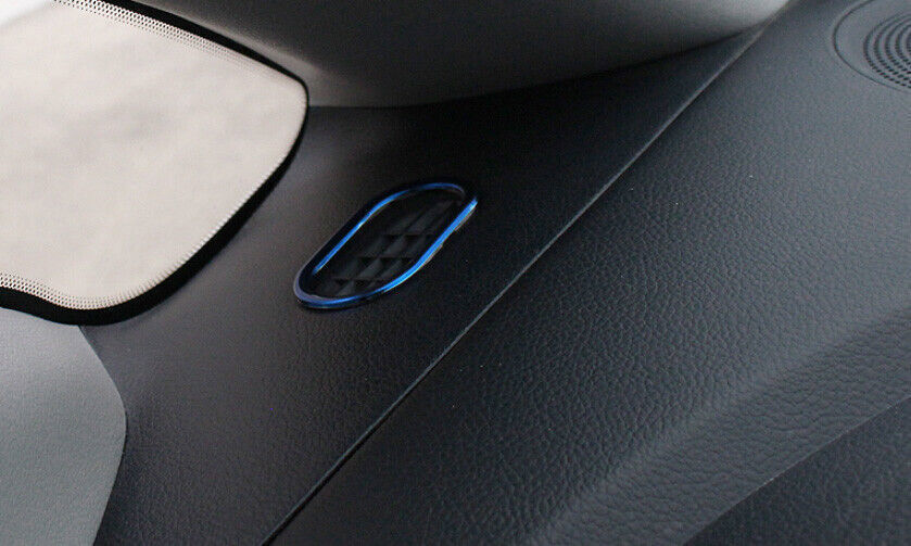 Instrument LR Air Outlet Vent Trim Fit for Kia K3 Forte 2014-2018 Blue Titanium