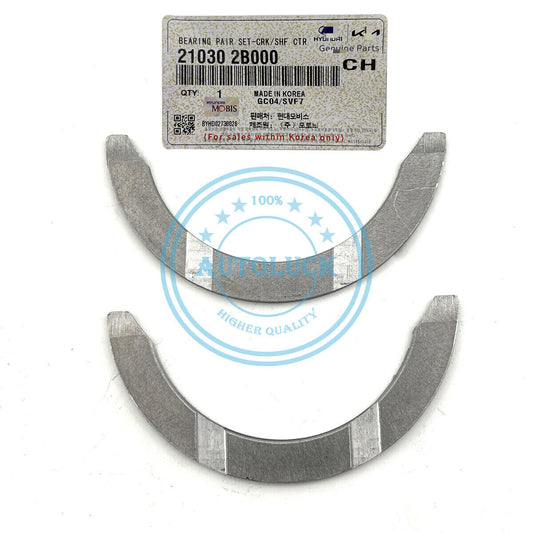 Pair Thrust Washer Bearing Crankshaft Set 21030-2B000 for Hyundai for Kia 2011-2022