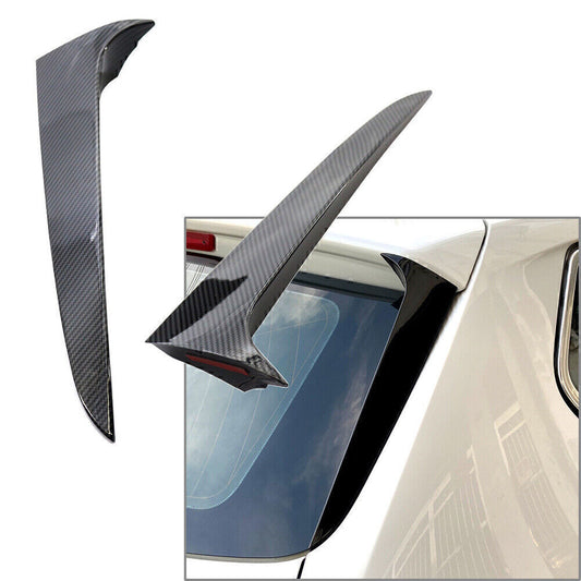 2pcs Rear Window Side Spoiler Canard Splitter Trim for BMW X3 F25 2011-2017 2012
