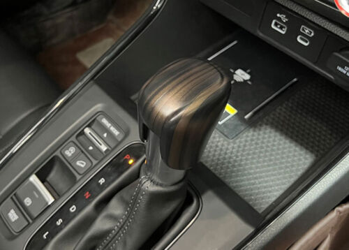 for Honda CRV CR-V 2023-2024 Wood Grain ABS Central Console Gear Shift Knob Trim