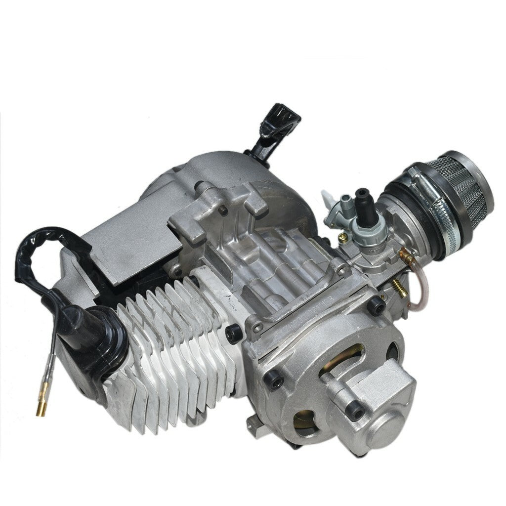 2 Stroke 50cc 49CC ENGINE MOTOR + Exhaust Kit POCKET for MINI BIKE SCOOTER ATV Quad