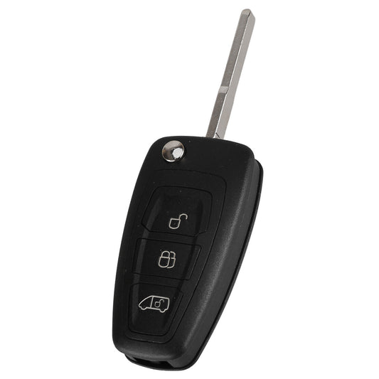 Uncut Key Fob Case Housing Shell fit for Ford Transit Tourneo Custom 2016-20