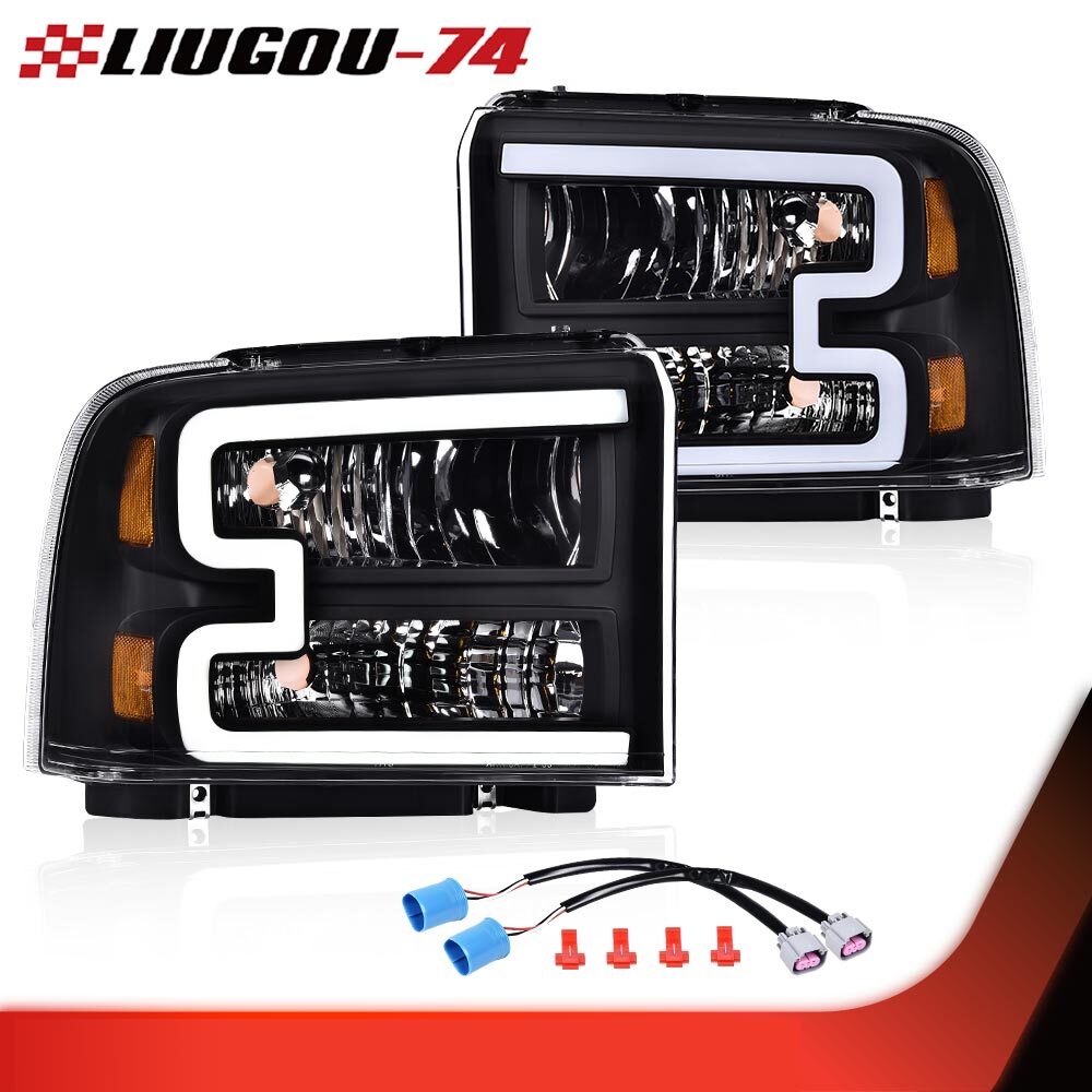 Super Mission Convertible LED Headlights for 2005-2007 for Ford F250, F350, and F450