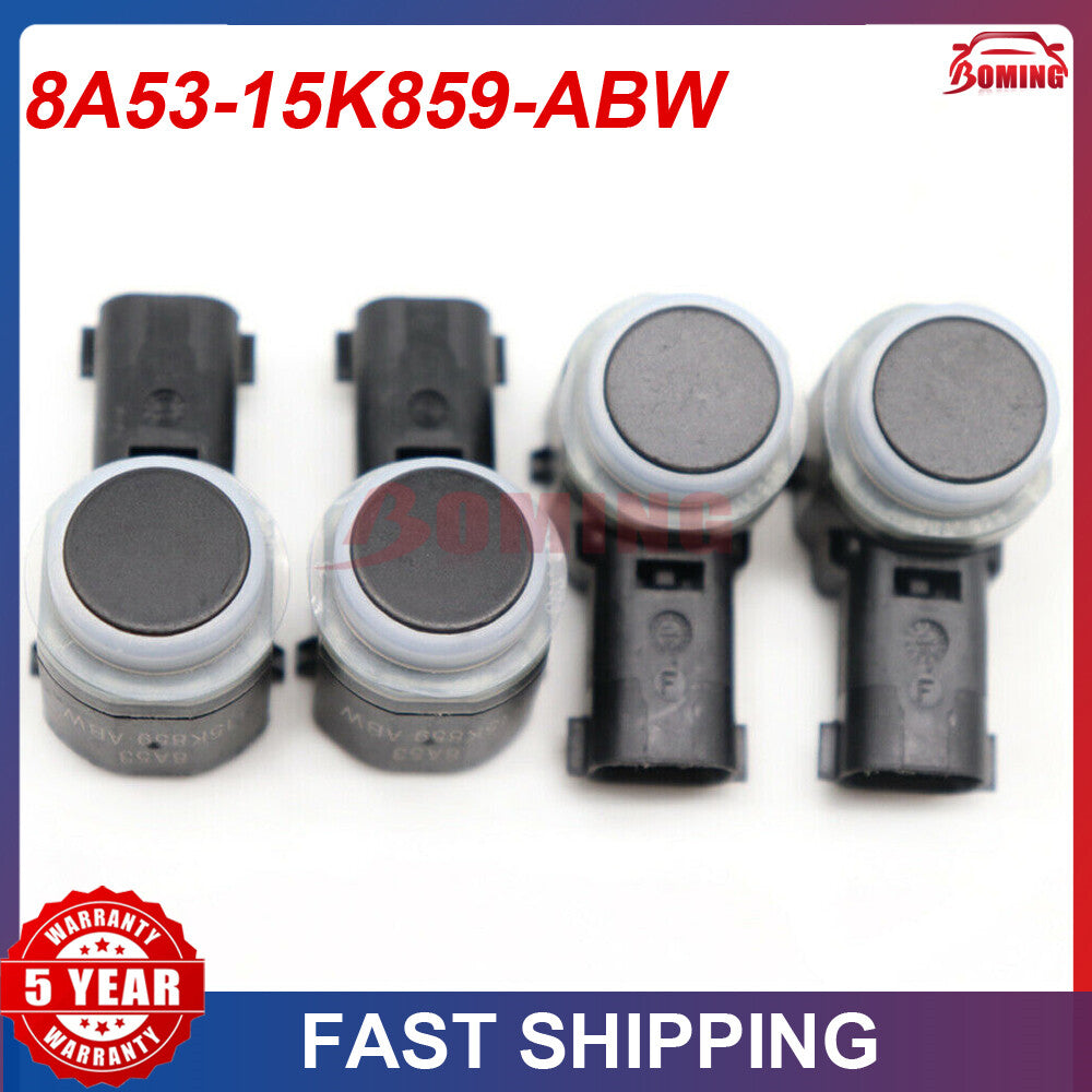 4x 8A53-15K859-ABW Parking Assist PDC Sensor 8A53-15K859-AB for Ford Explorer